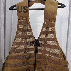USGI genuine military issue gen 2 Fighting Load Carrier vest MOLLE coyote brown